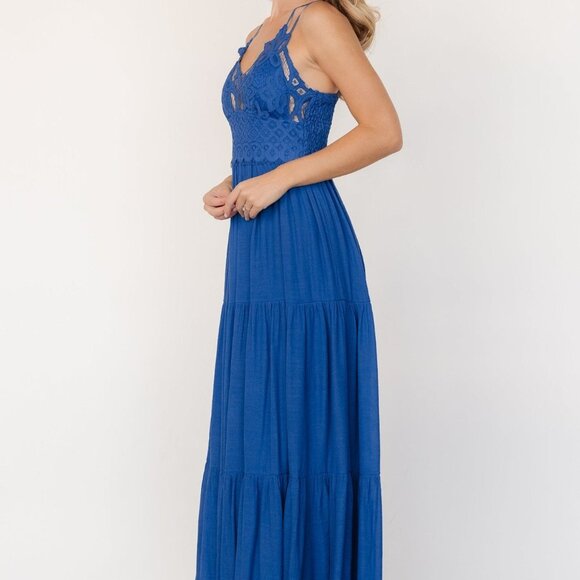 Baltic Born Summerlin Lace Top Maxi Dress | Blue Size XLXL - Picture 5 of 13